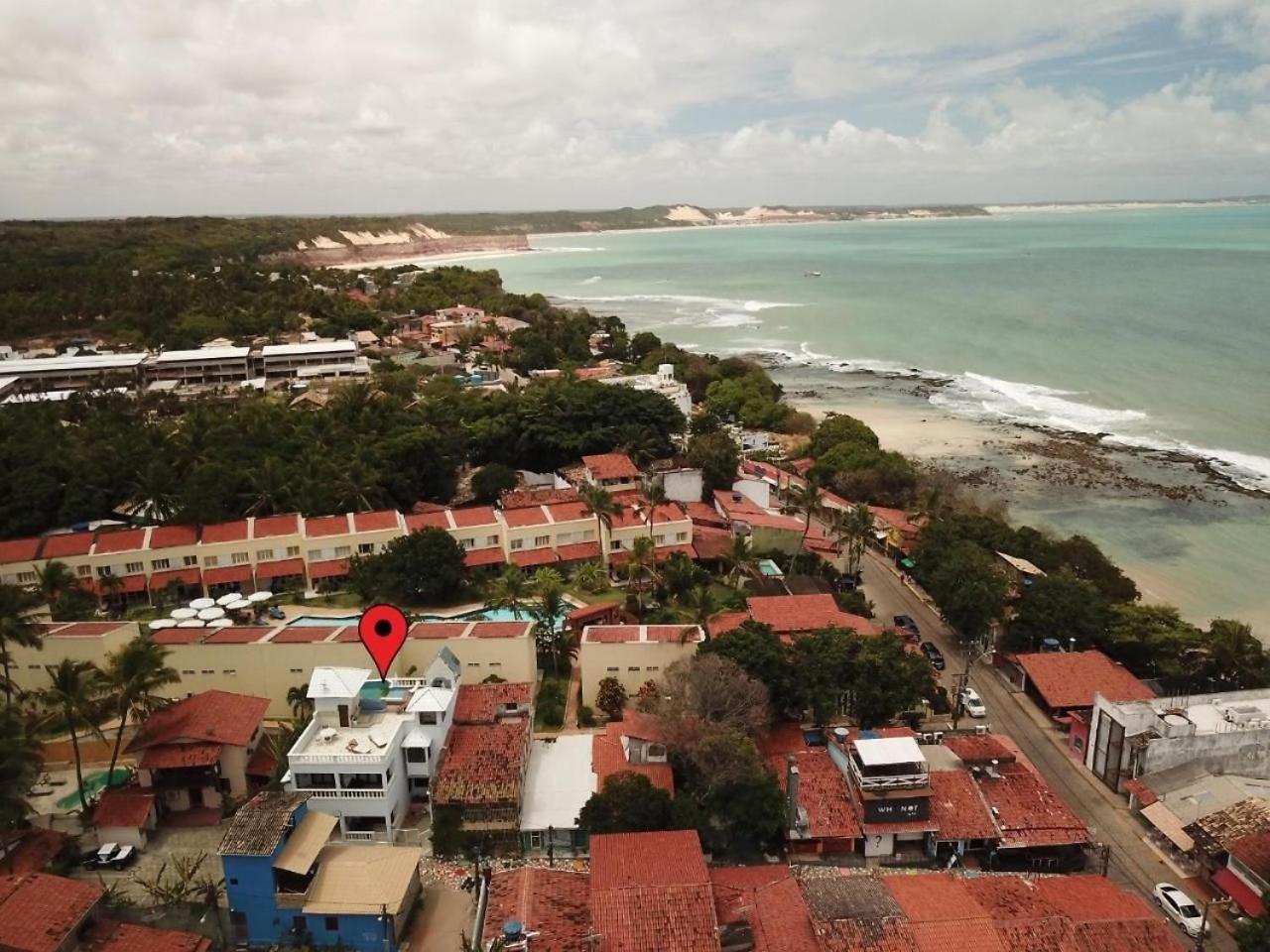Castelo Do Ceu, Casa No Centro De Pipa Vista Mar Villa Praia de Pipa Exteriör bild