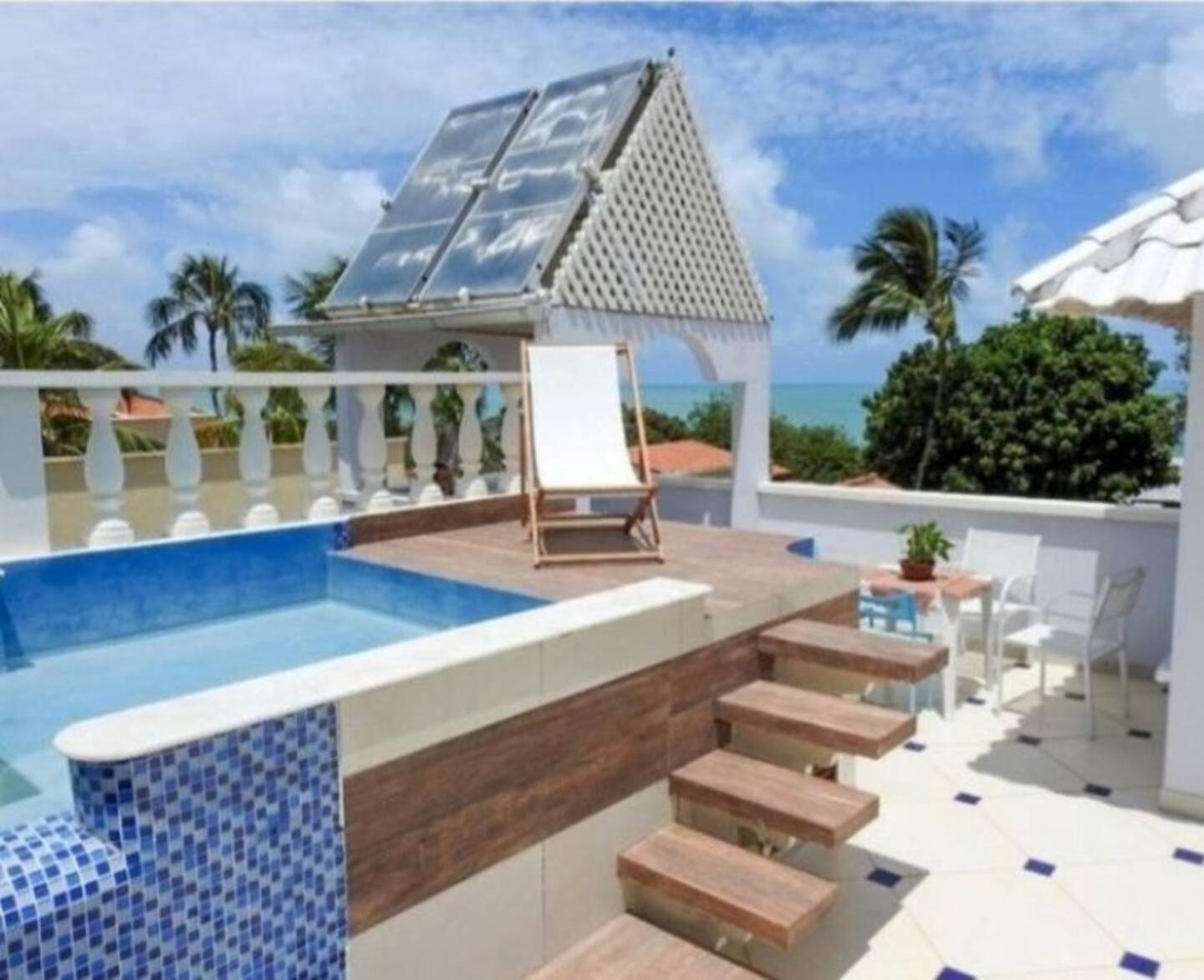 Castelo Do Ceu, Casa No Centro De Pipa Vista Mar Villa Praia de Pipa Exteriör bild