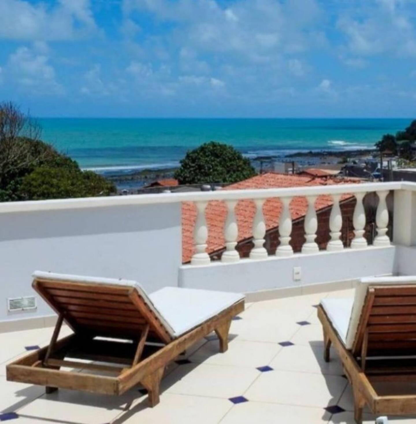 Castelo Do Ceu, Casa No Centro De Pipa Vista Mar Villa Praia de Pipa Exteriör bild